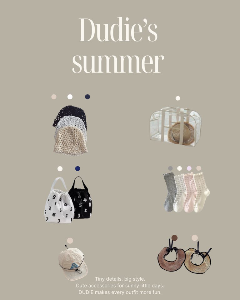 小物で差がつく！DUDIE（ドゥーディ）で作る「主役級」キッズ＆ベビー格上げ夏小物レポ