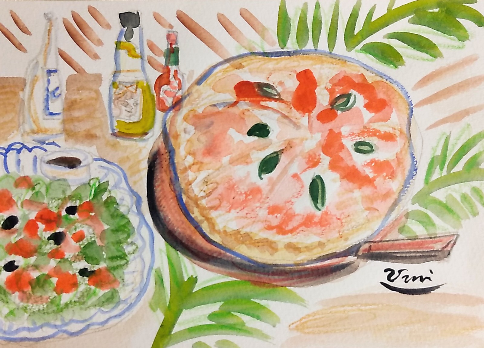 パラワン島のピザ