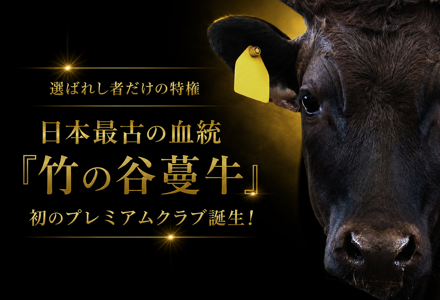 『竹の谷蔓牛プレミアムクラブ』初代オーナーをマクアケにて募集開始！