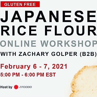 Free! Workshop Organic rice flour & bread ワークショップ