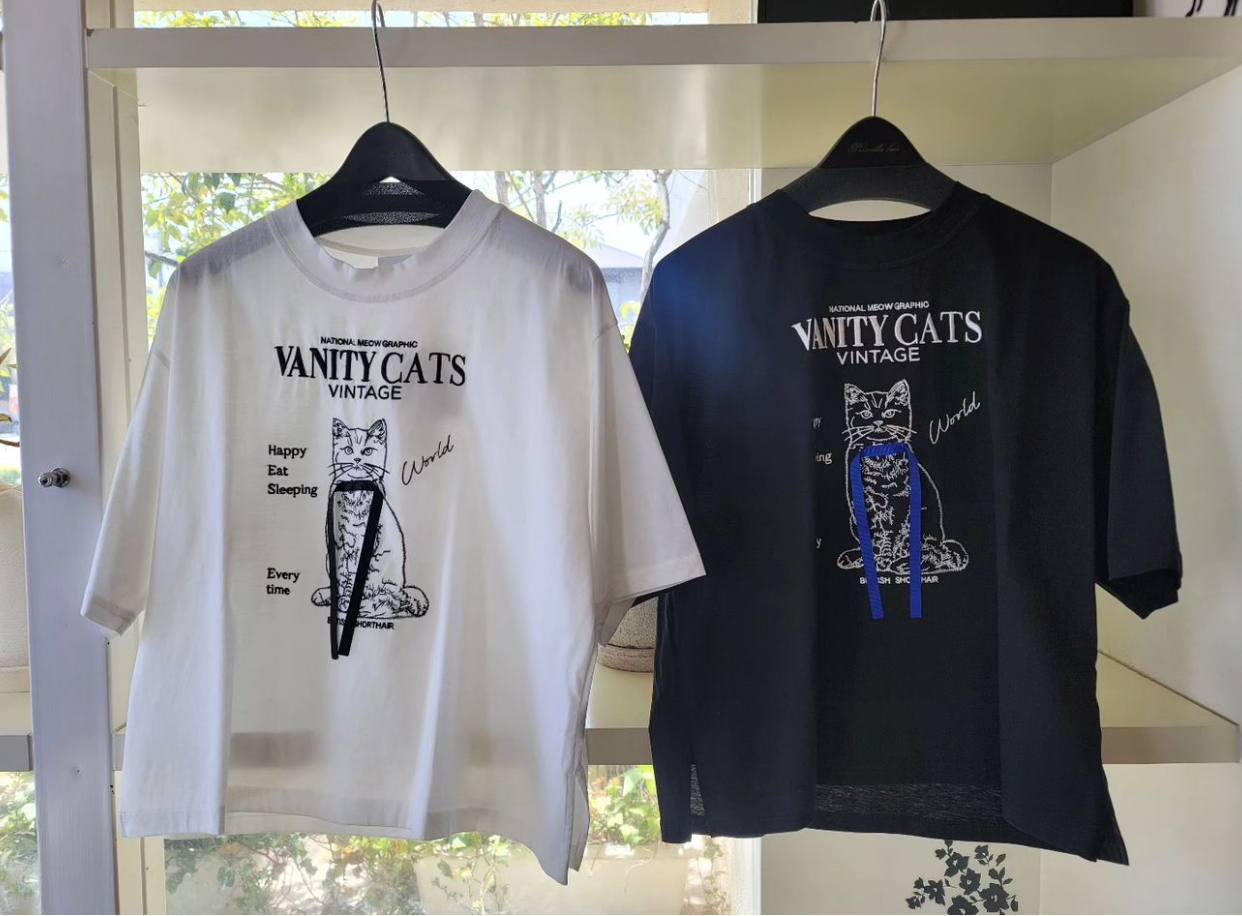 new arrival 🐈猫Tシャツ