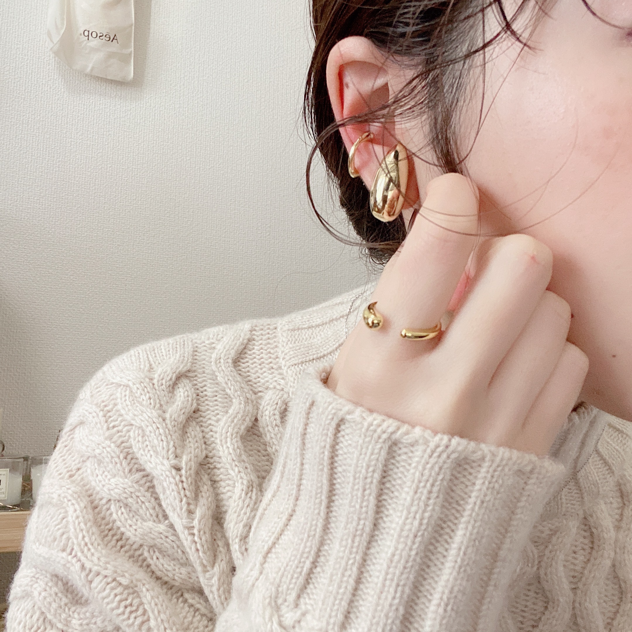 1.28 drop ear cuff