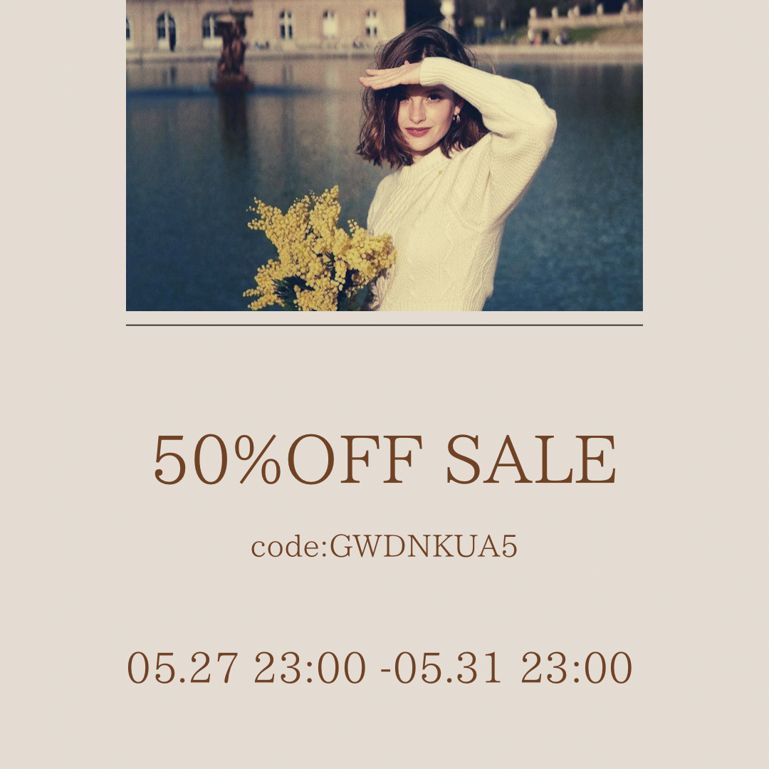 5.26 50%OFF SALE
