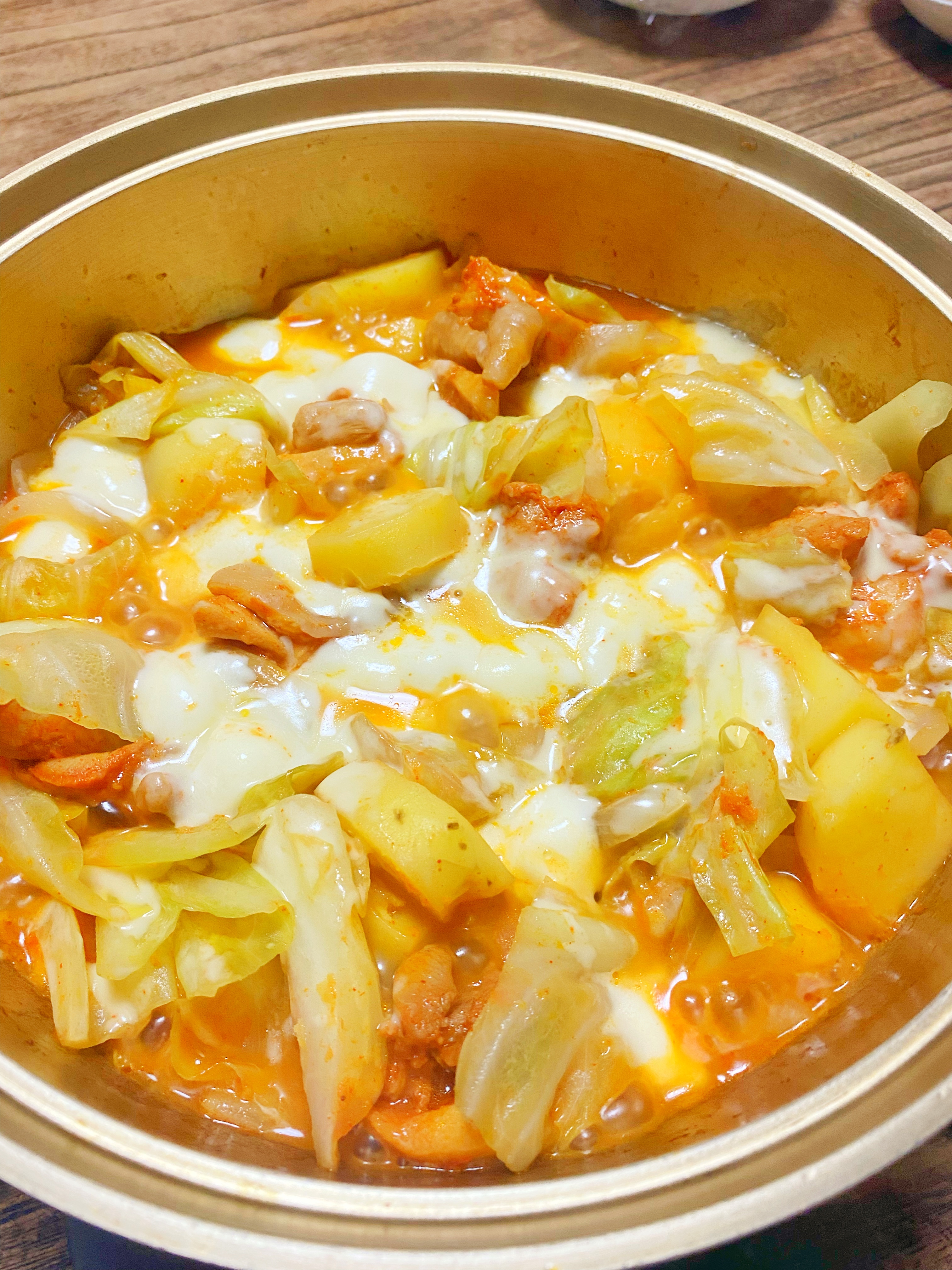 ブログ チーズタッカルビ作りました