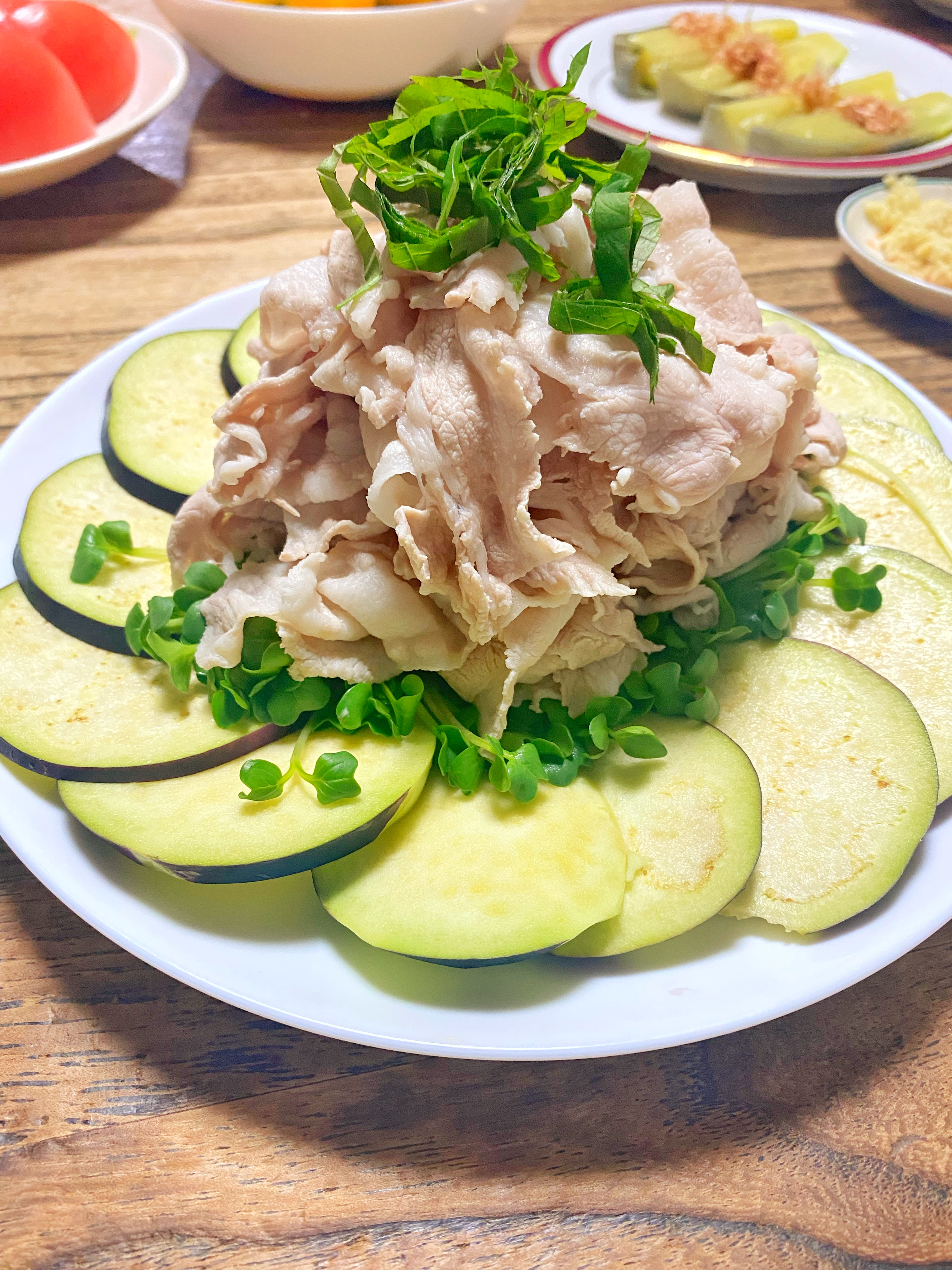 ブログ 冷しゃぶで晩酌