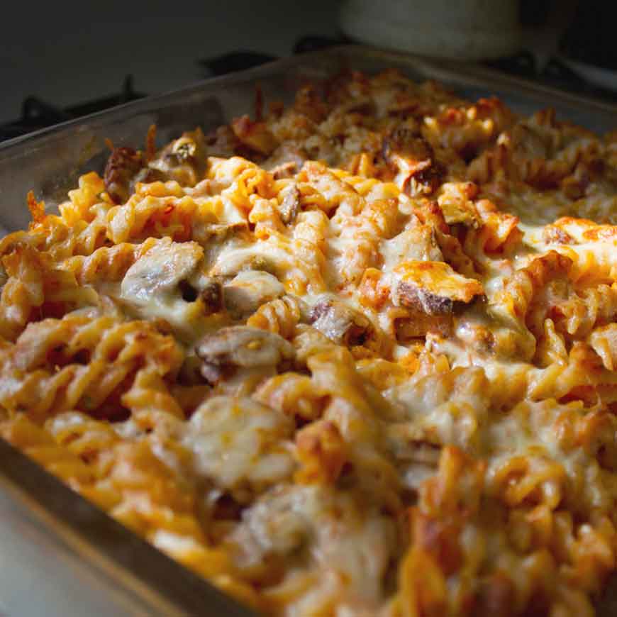 料理好きな方へ提案するイタリア料理のレシピ　パスタのオーブン焼き