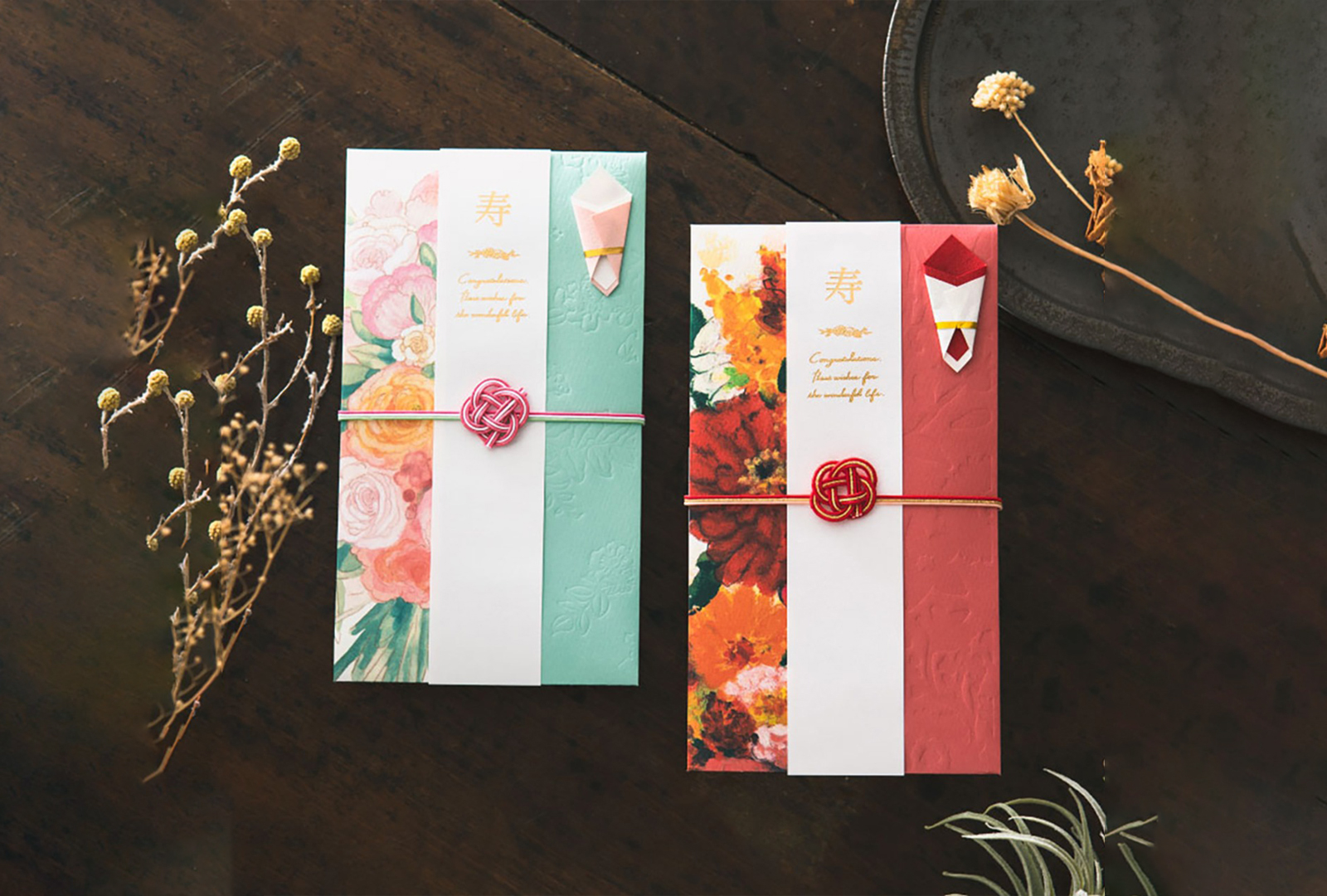 🌸 大人のための華やか祝儀袋 – 「GFフラワー祝儀袋」