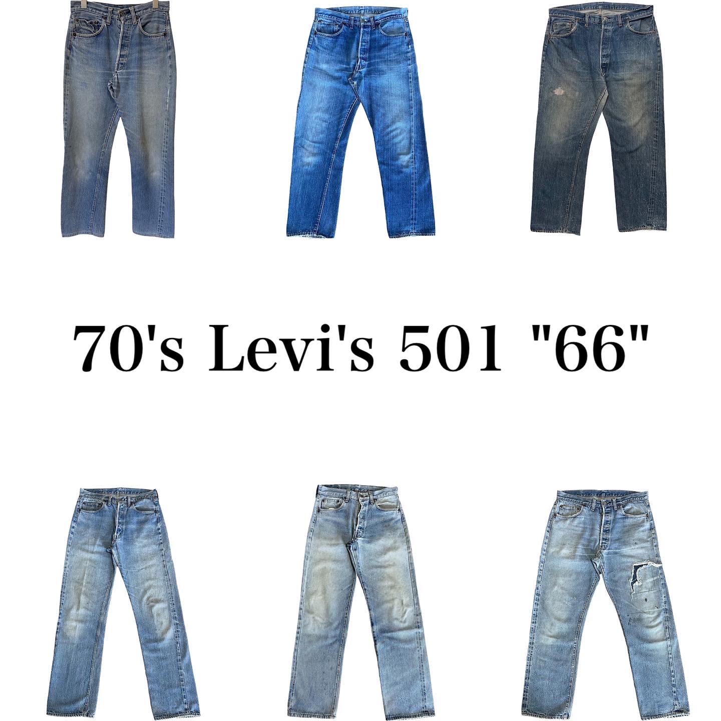 70~80's Levi's 501 発売開始‼️
