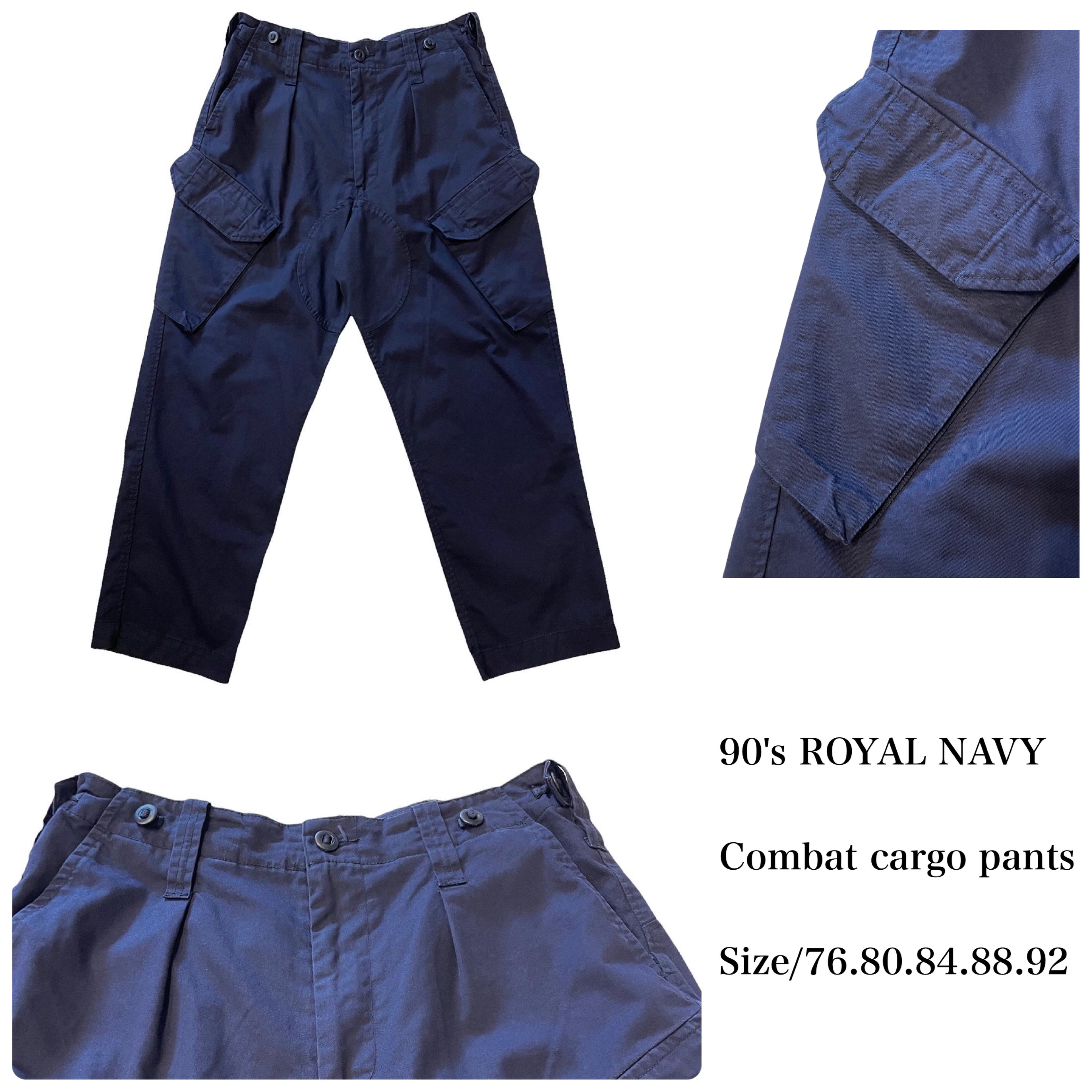 90's ROYAL NAVY Combat cargo pants レングス75発売します！