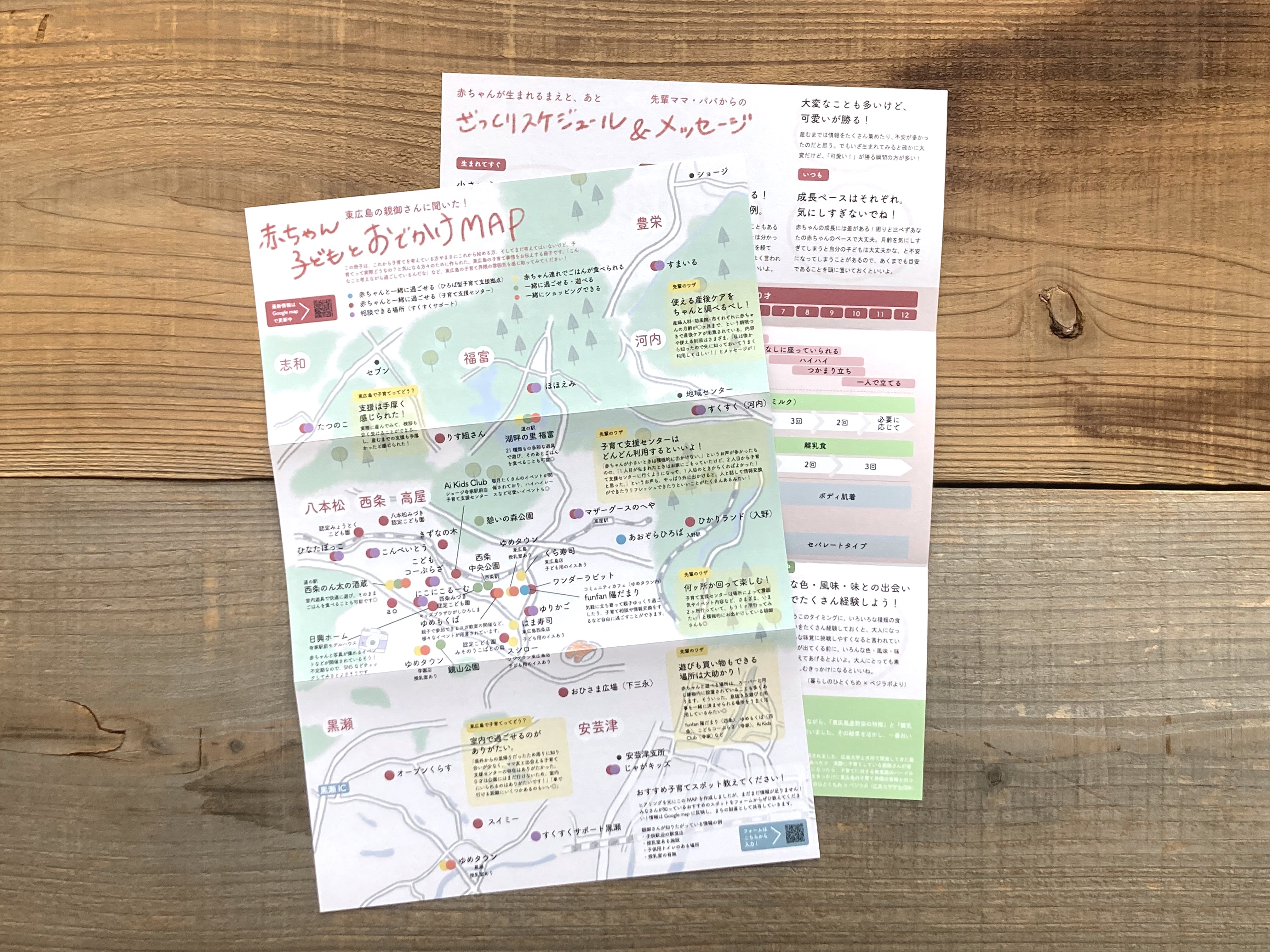 CREATE｜広島の親御さんに聞いてつくった、「赤ちゃん子どもとおでかけMAP」が完成