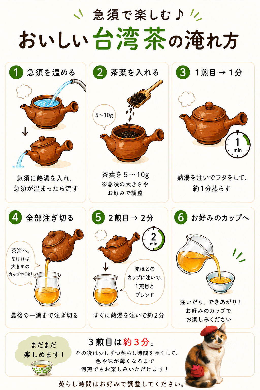 台湾茶ってどう淹れる？ 意外とかんたん！