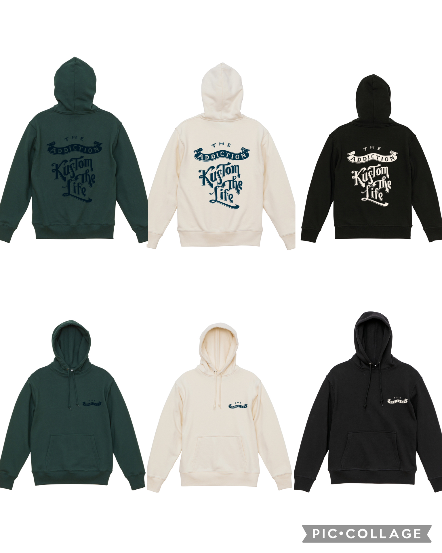 Addiction Kustom The Life – HOODIE  再入荷