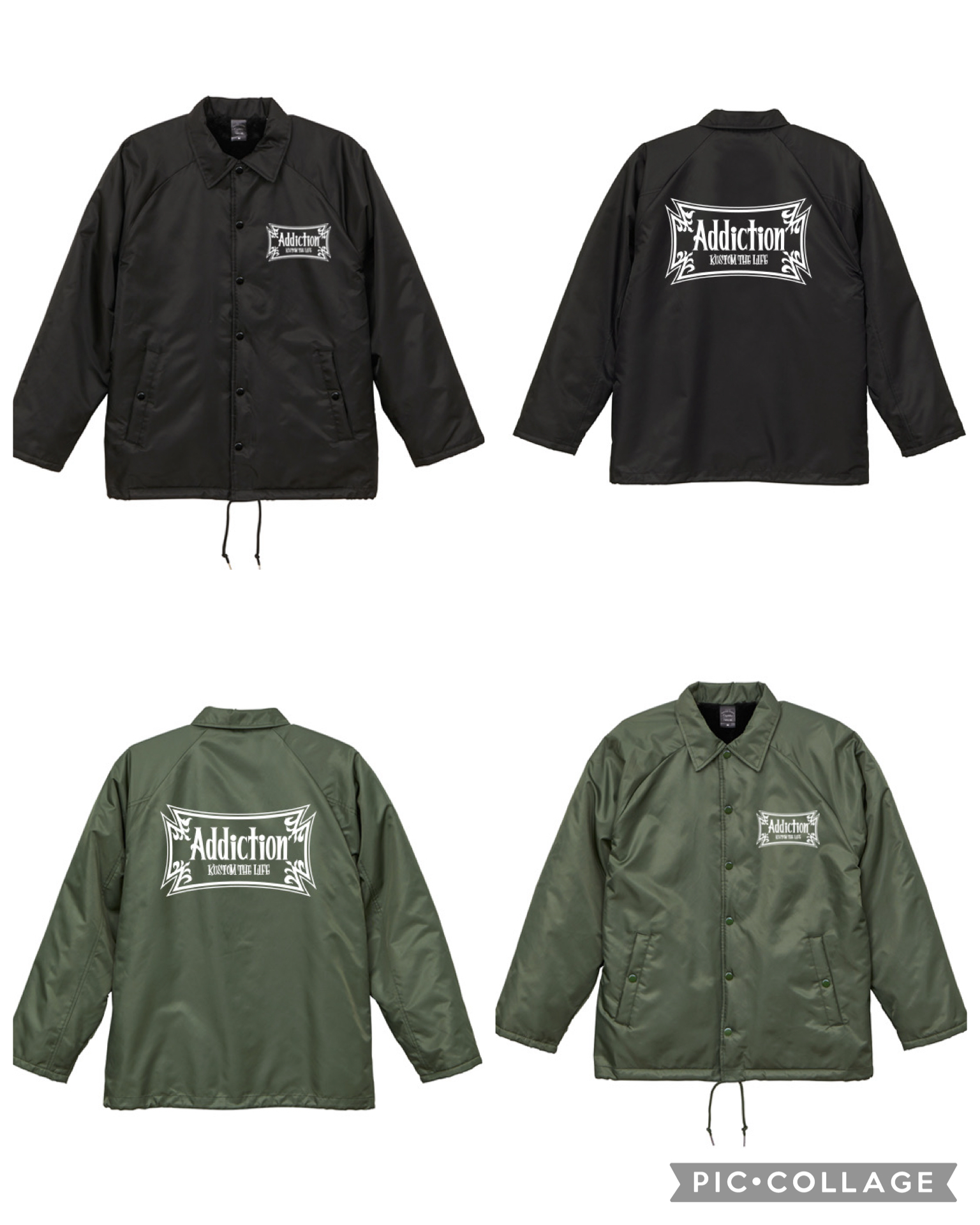 CROSS LOGO Nylon Coach Jacket（ボア付き）〈受注受付中