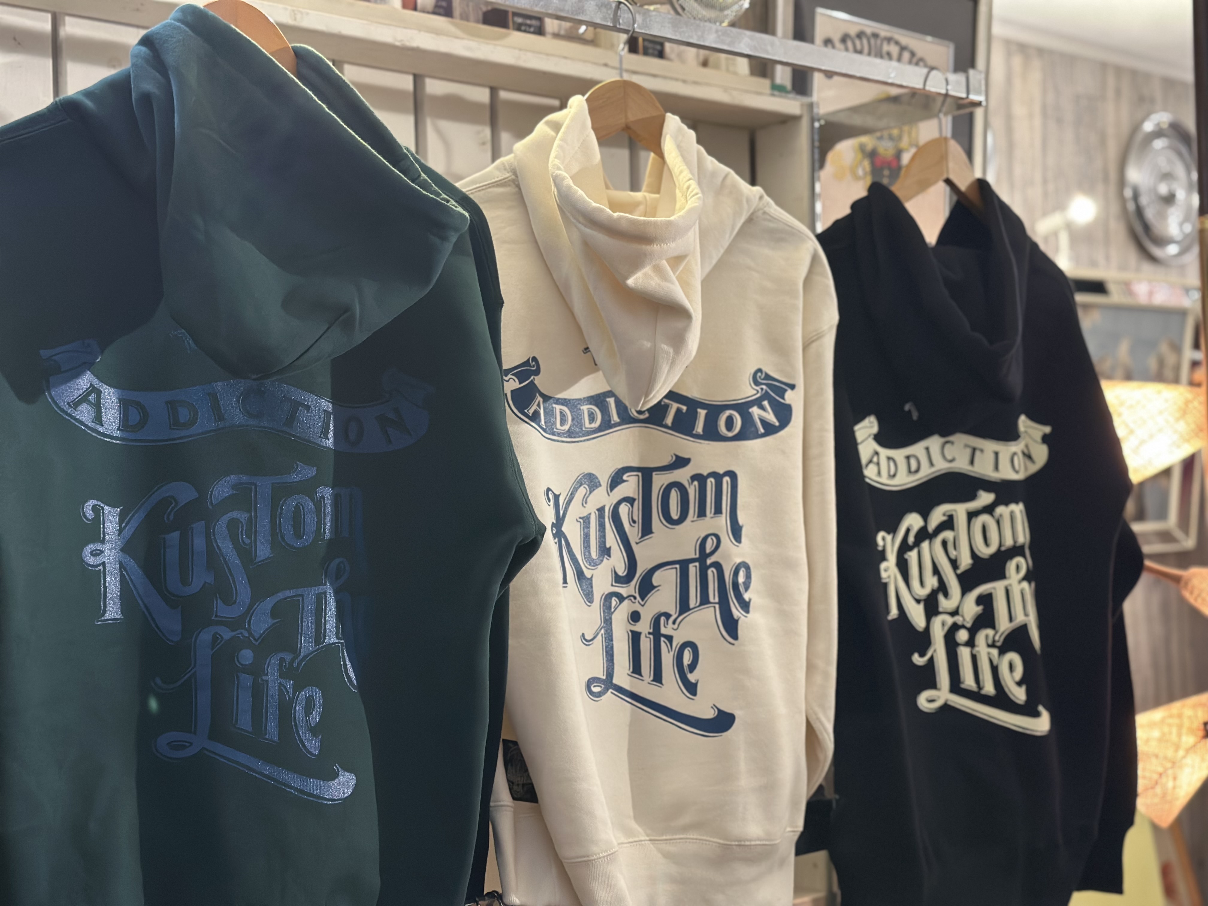 Addiction Kustom The Life New HOODIE 本日より発送開始