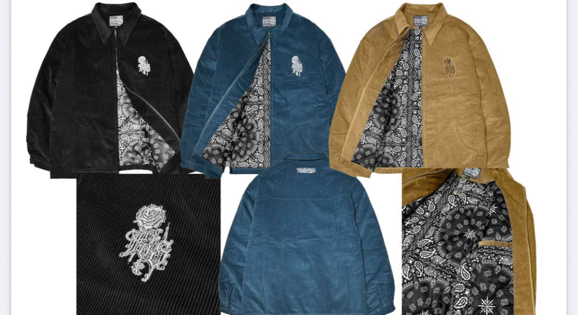 KUSTOMSTYLE So Cal  K/S ROSE – CORDUROY JACKET