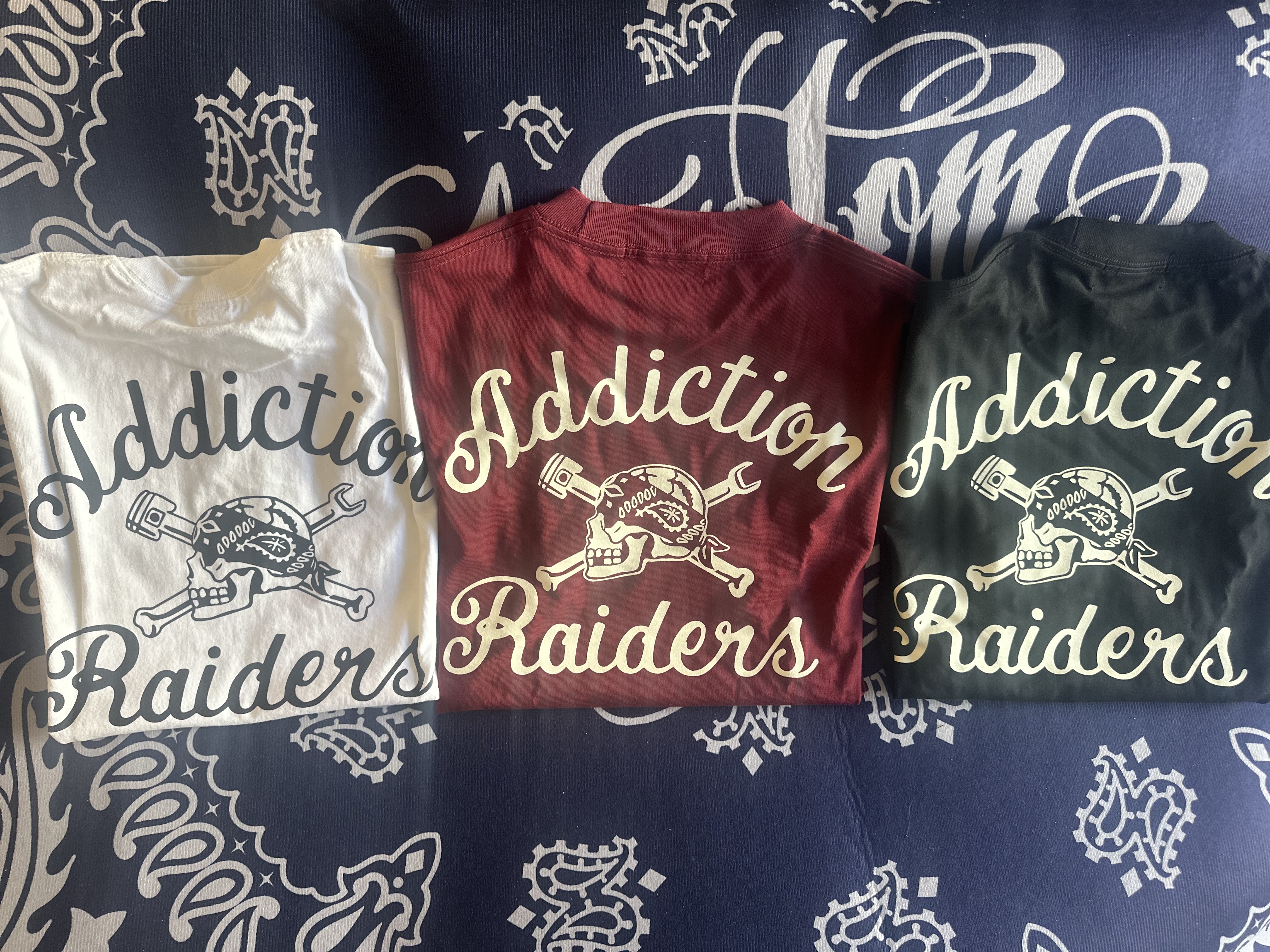 Addiction Kustom The Life “Raiders Tee”入荷