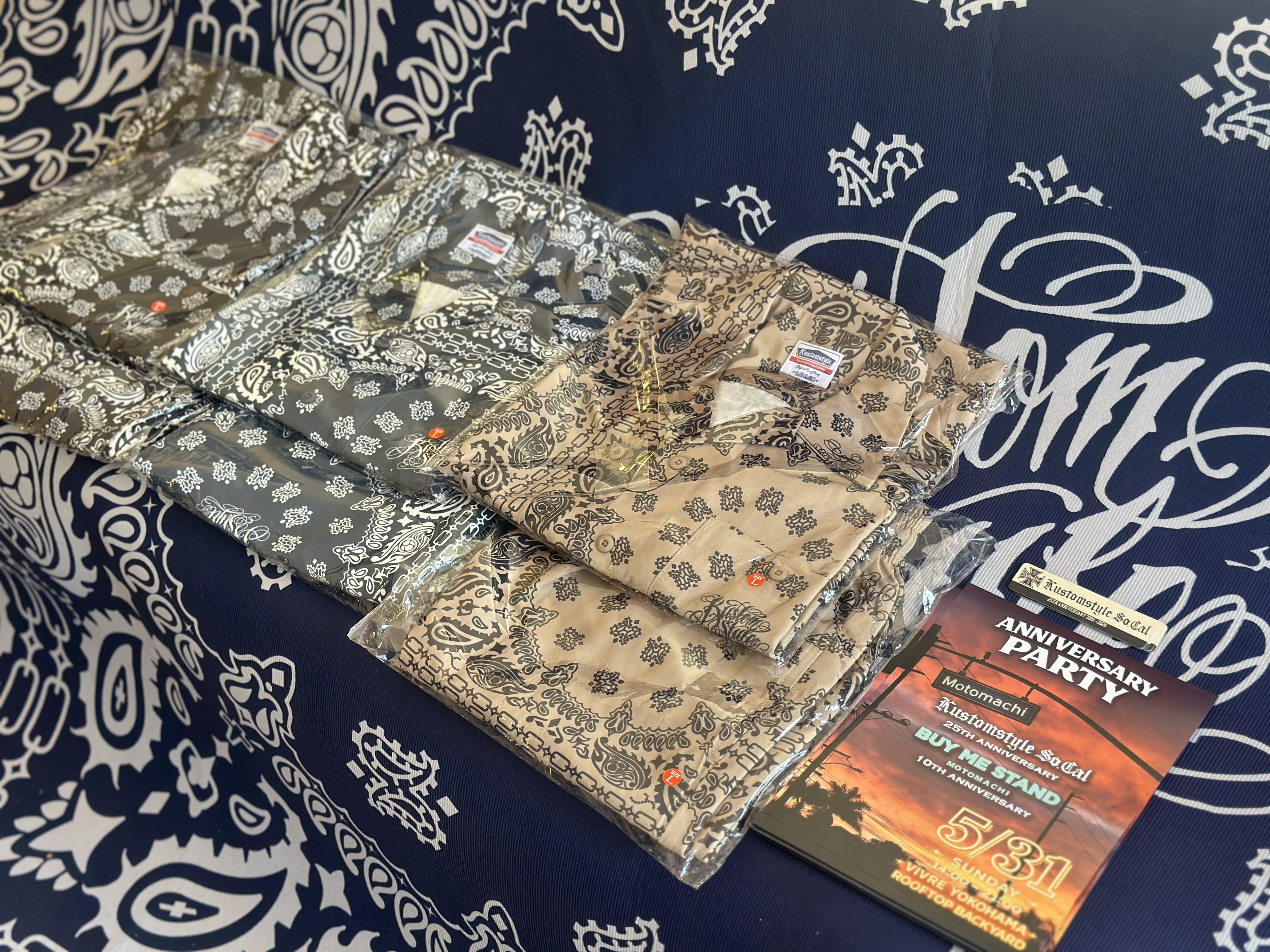 KUSTOMSTYLE    NORM BANDANA柄入荷