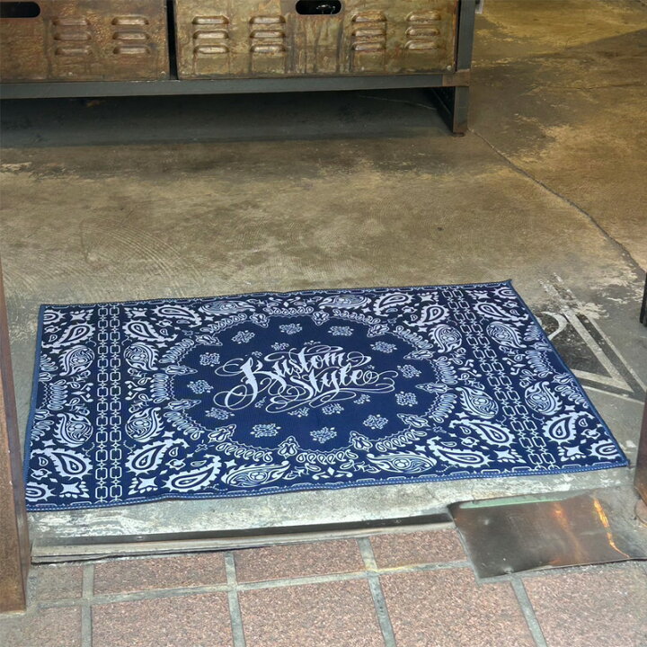 KUSTOMSTYLE SO CAL  NORM BANDANA DOOR MAT 入荷