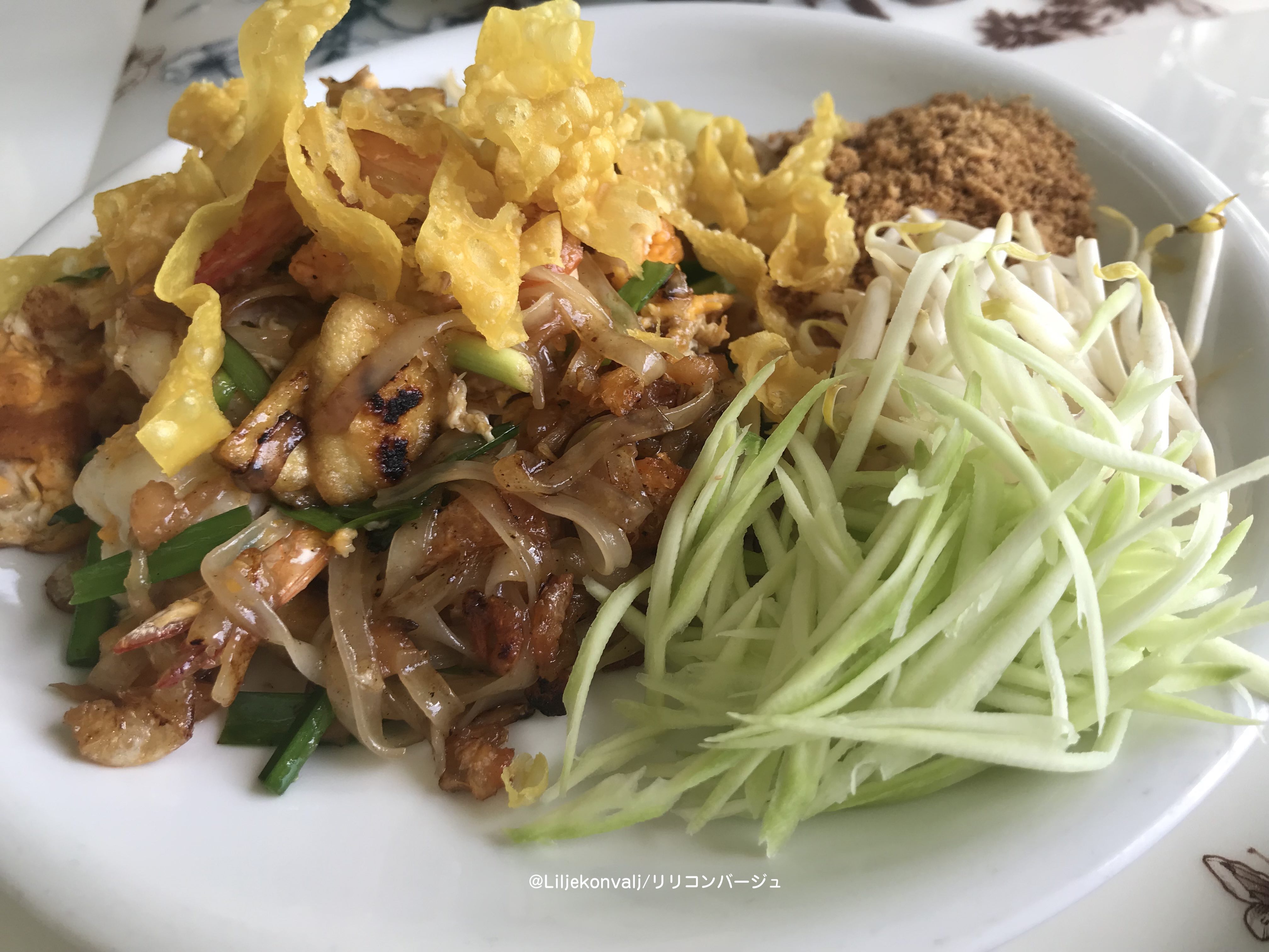 ちょうど3年前：in Thailand＞パッタイ＆マンゴー・ライス