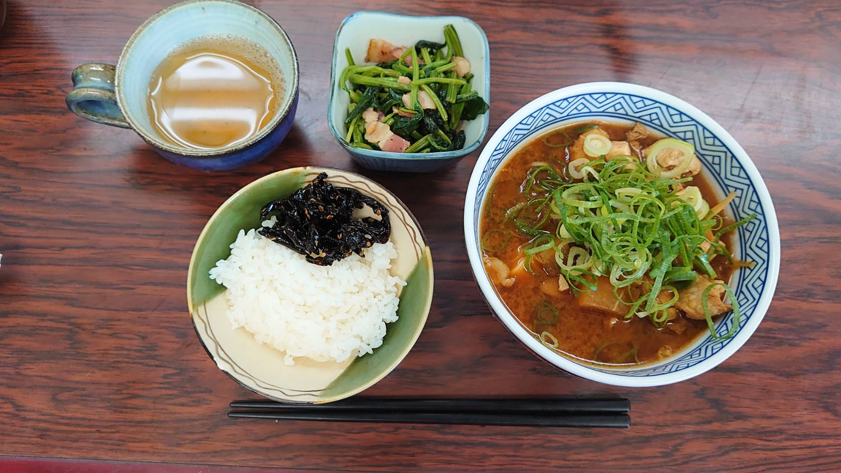 今日の”梅皿メシ”