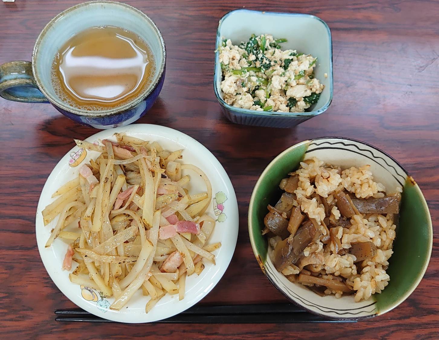今日の”梅皿メシ”