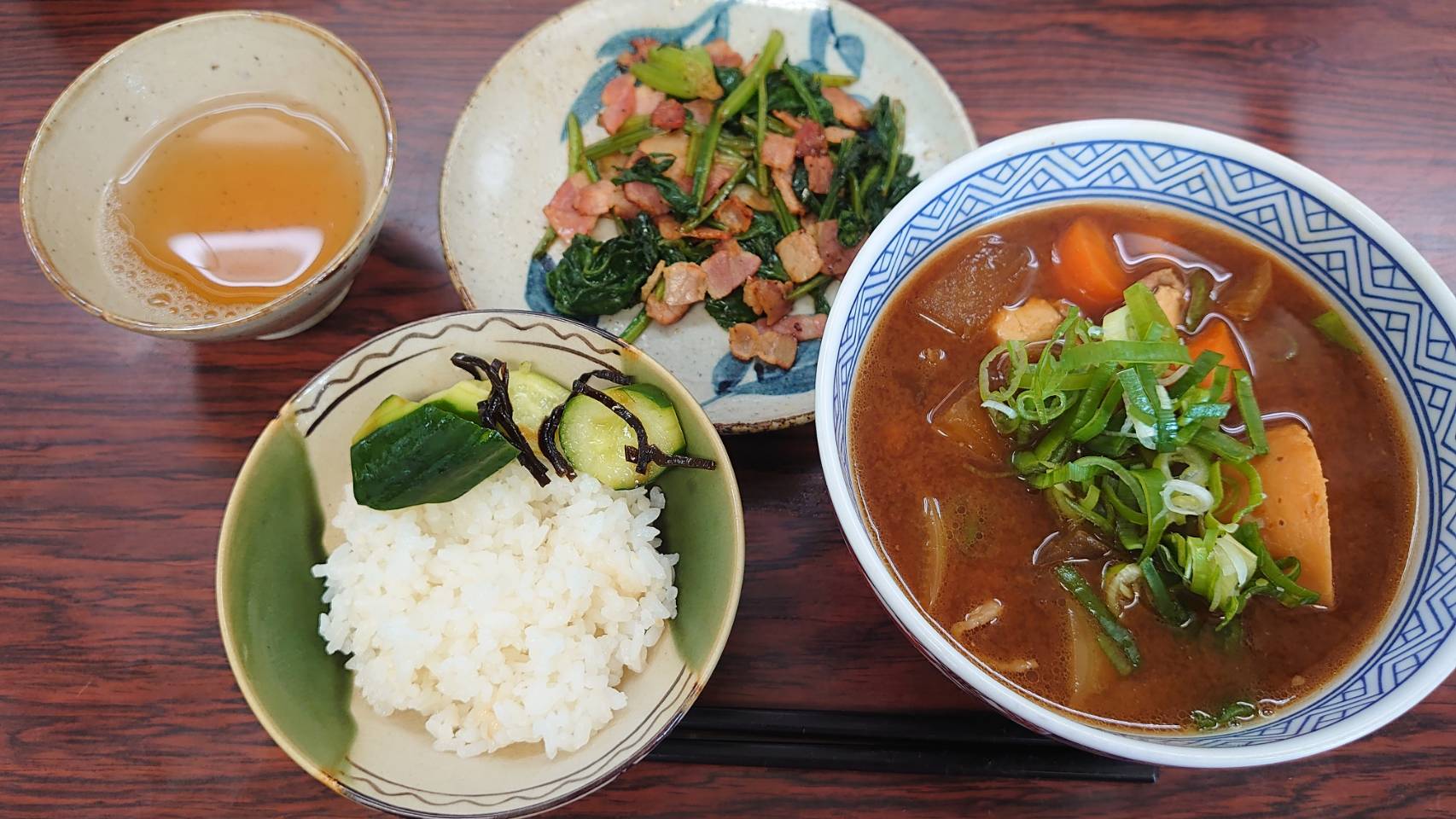 今日の”梅皿メシ”