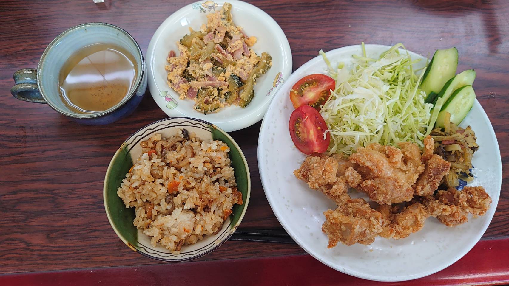 今日の”梅皿メシ”