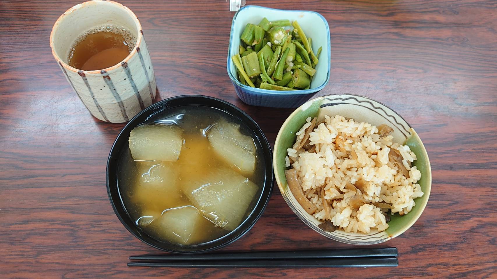 今日の”梅皿メシ”