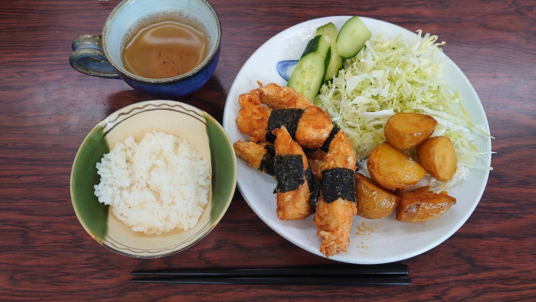 今日の”梅皿メシ”