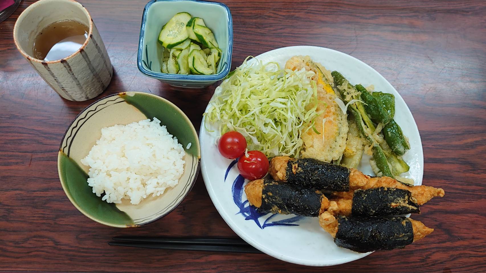 今日の”梅皿メシ”