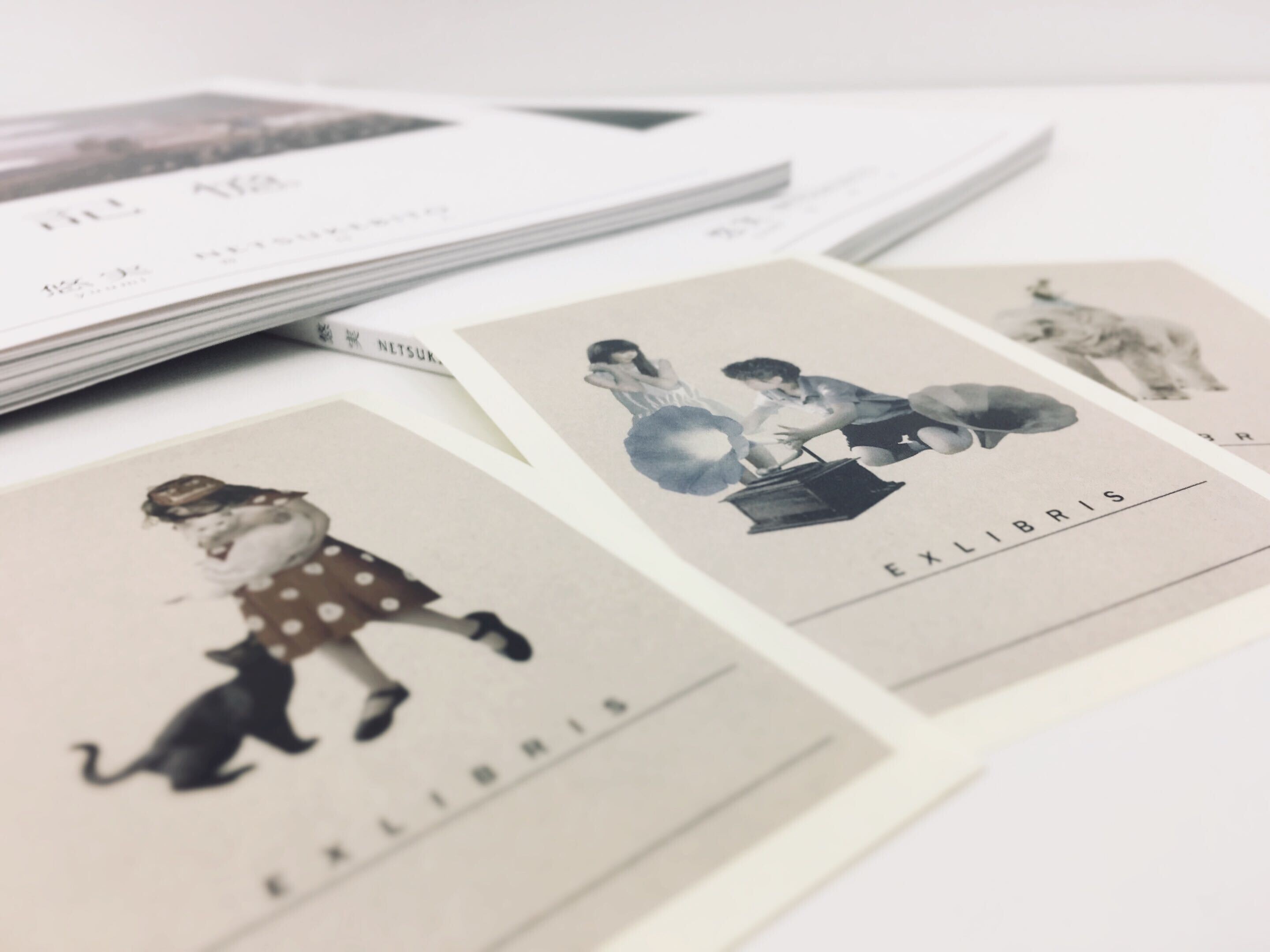 画集 購入先着特典 エクスリブリス(EXLIBRIS/蔵書票）シールタイプ3枚入り