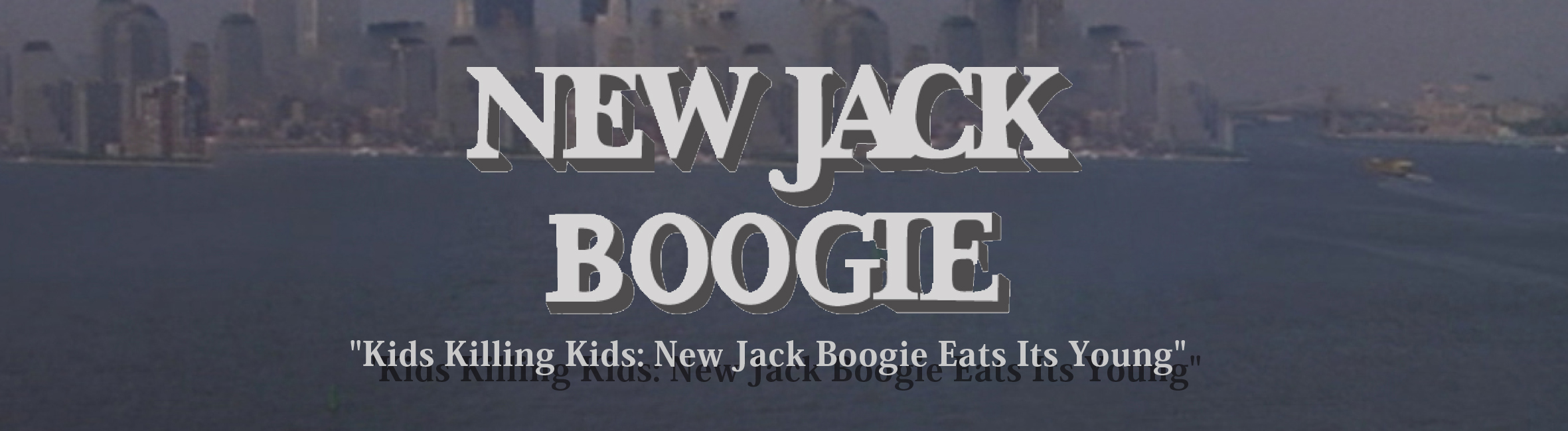 New!! NEW JACK CITY sticker 