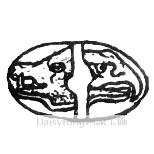 フランスのアルゴール刻印 ～猪と鷲のミックス刻印～