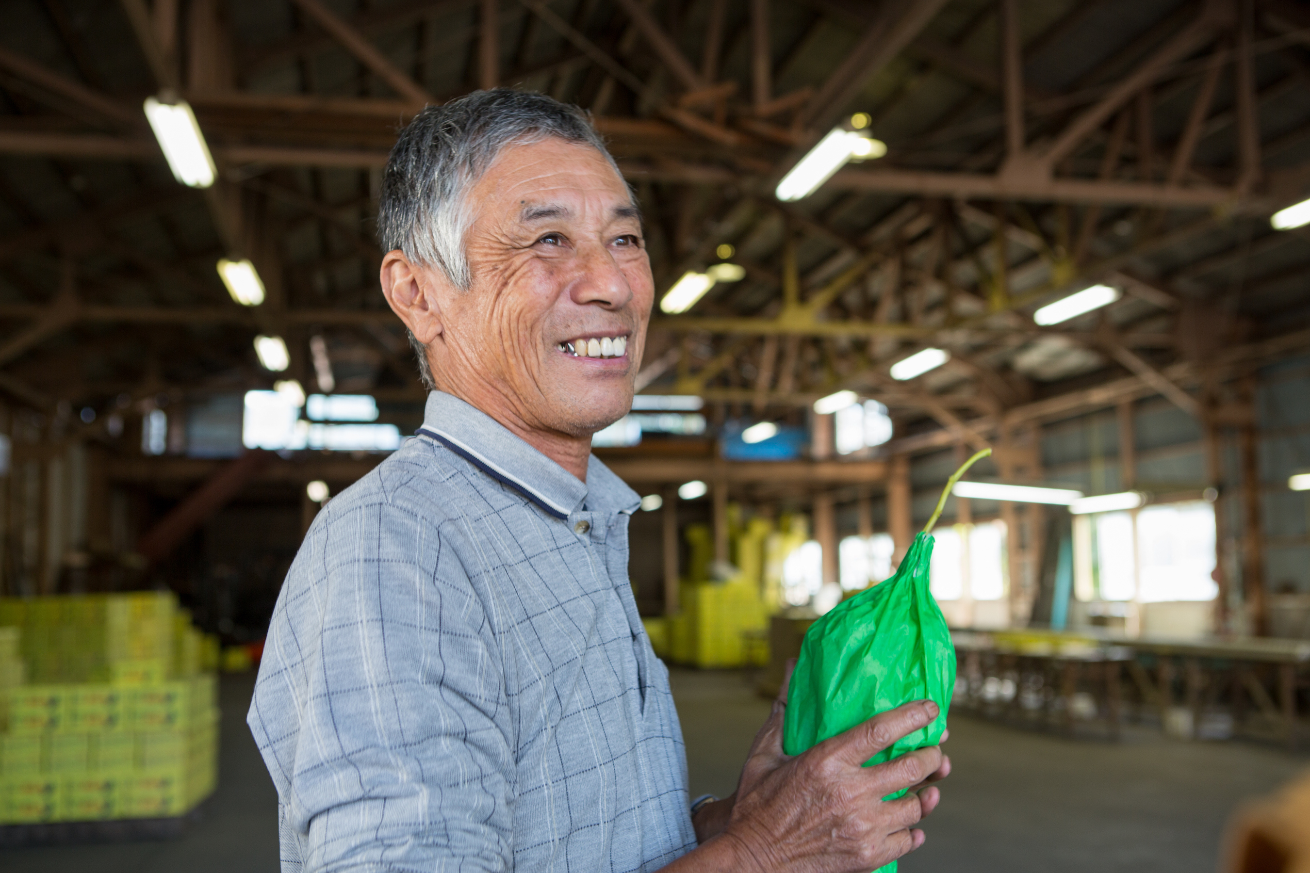 生産者紹介①　冨山司さん・知倫さん（ぶどう）