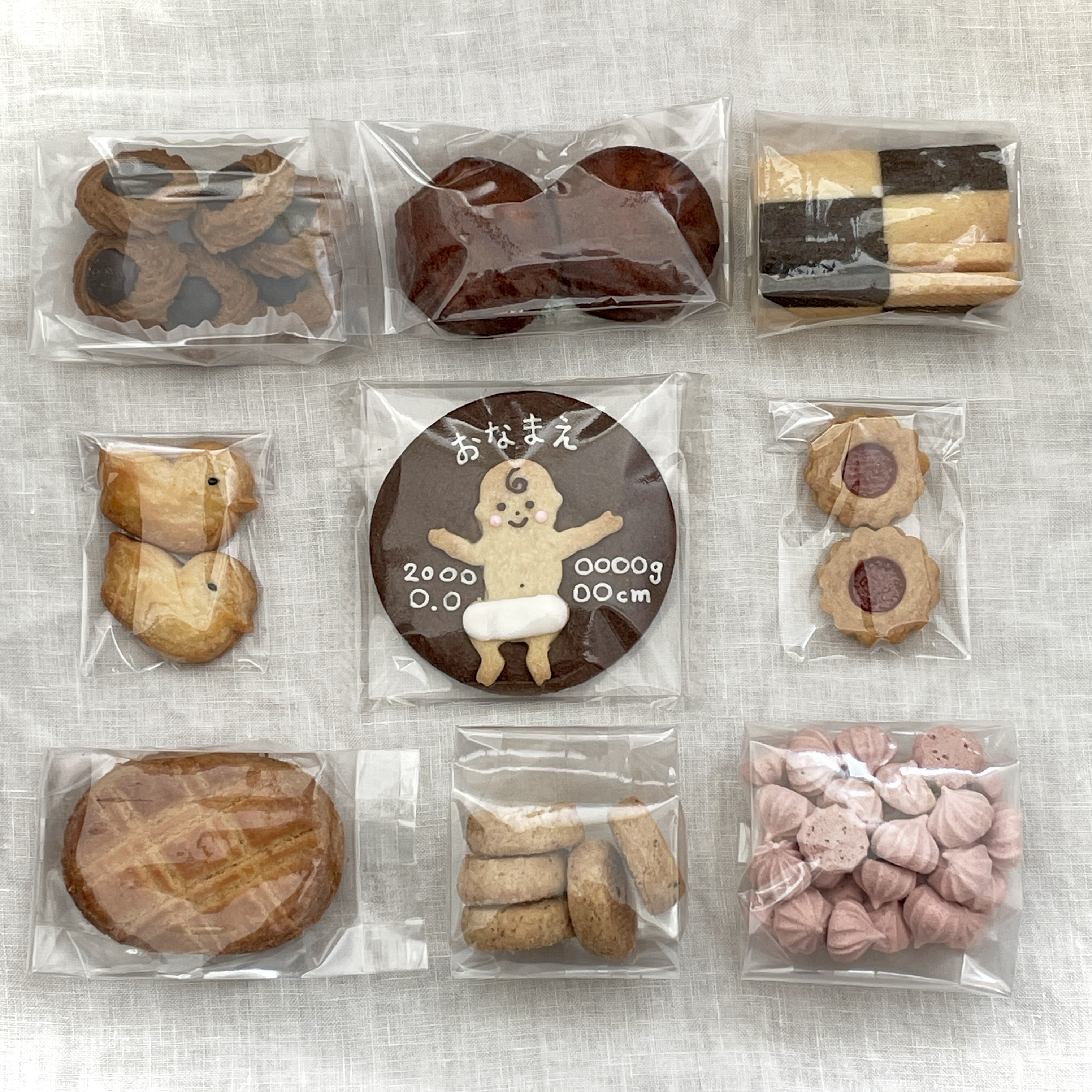 赤ちゃんクッキーボックスのオーダーについて