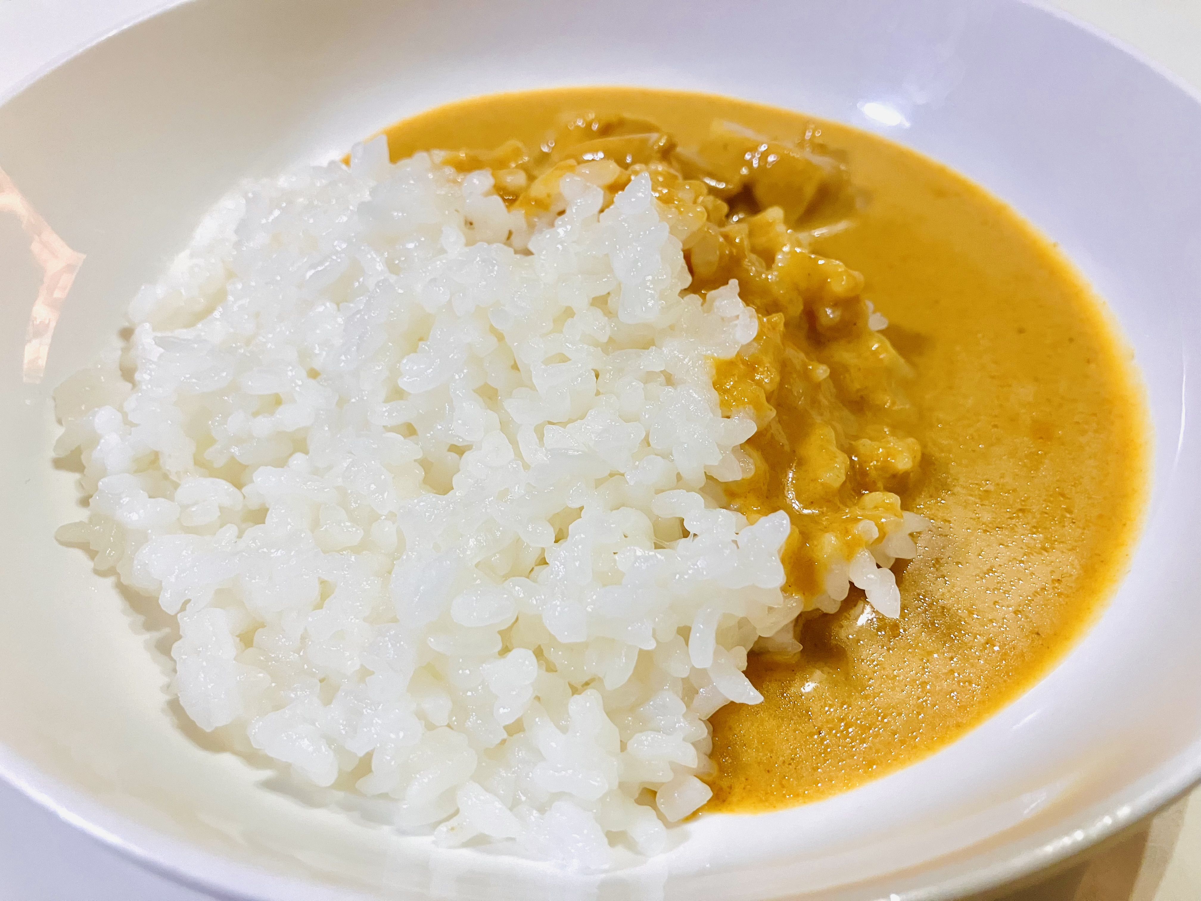 ネパールカレーとコシヒカリ♬