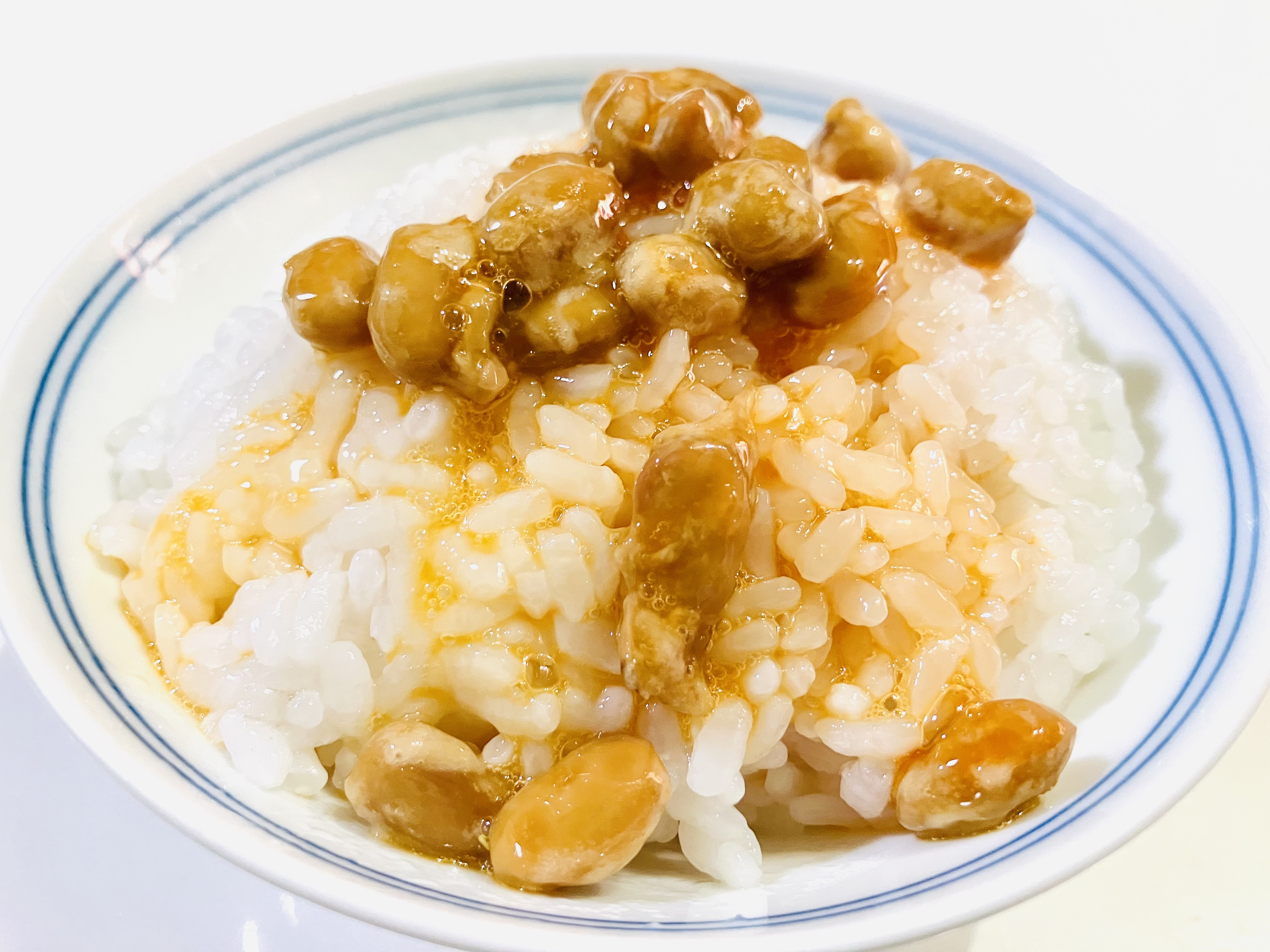 納豆卵掛けご飯♡