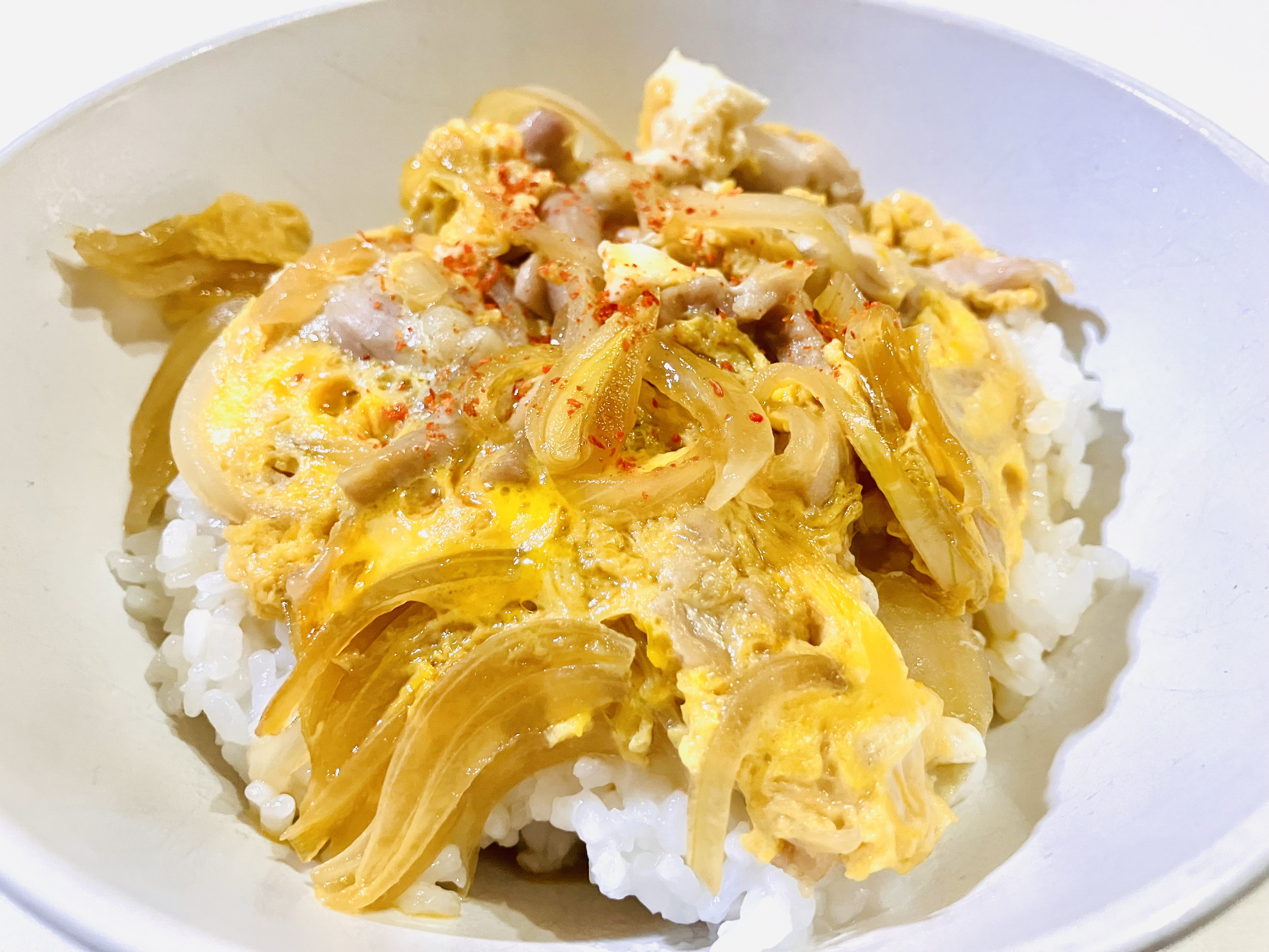 鶏せせりの親子丼♬