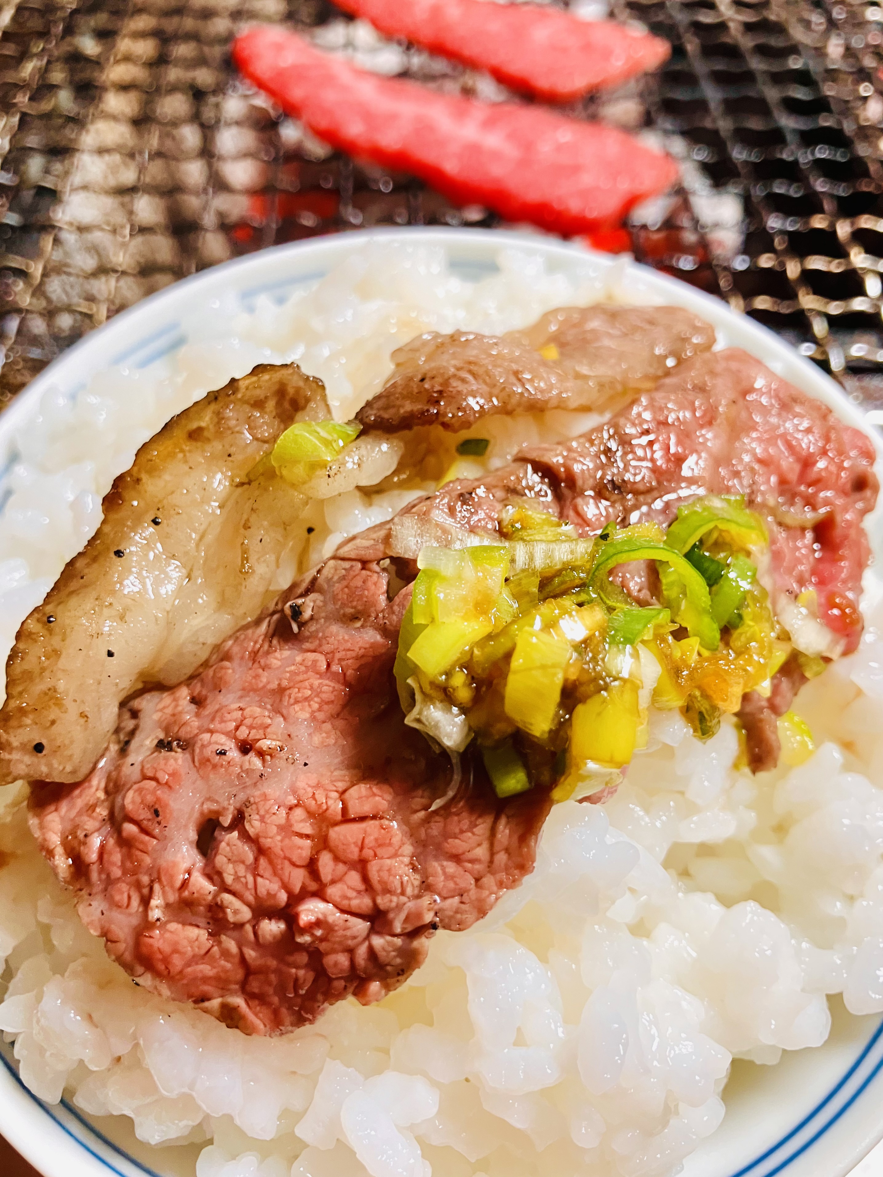国産牛バラをワンバン！