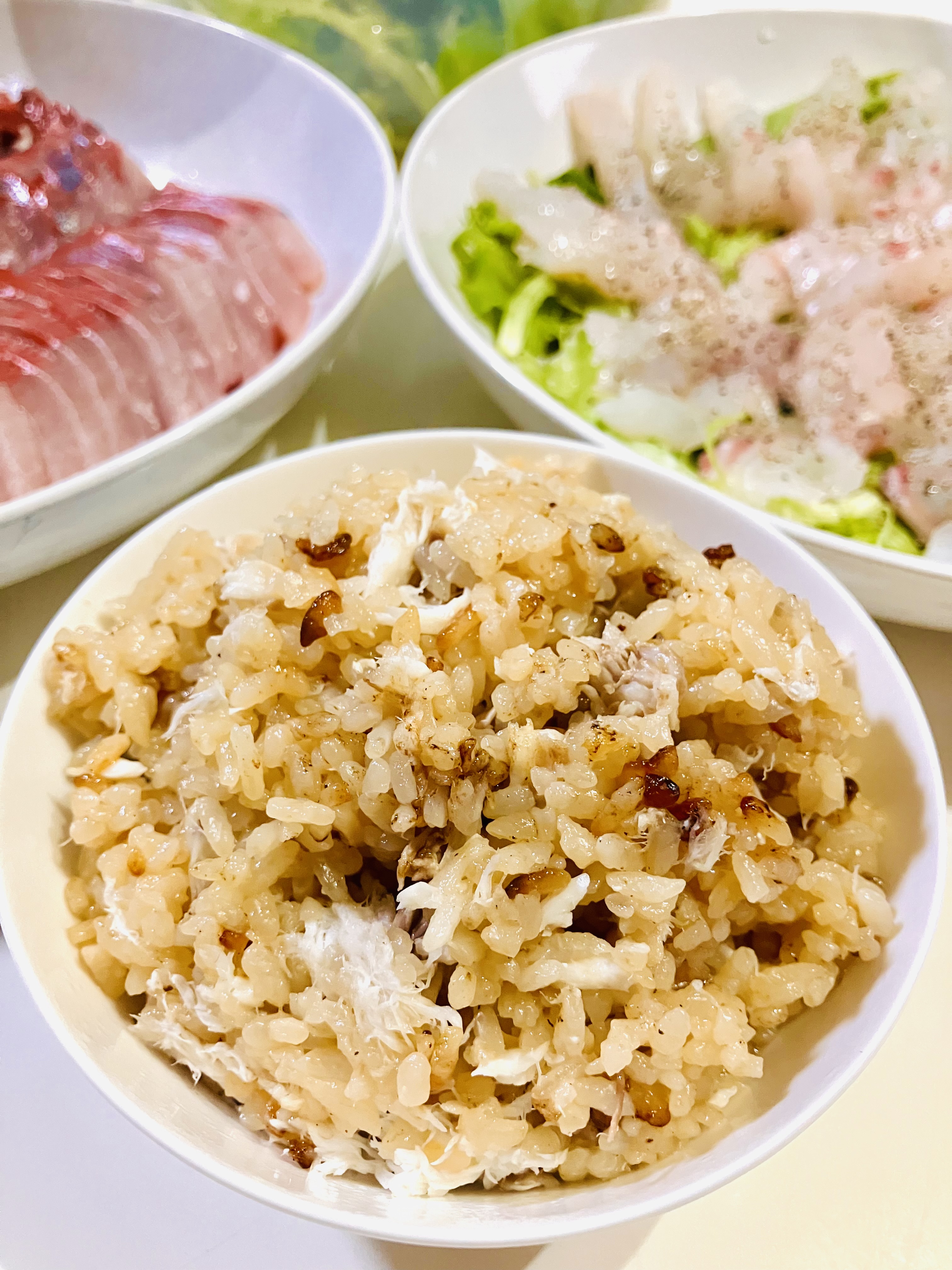 ニジノキラメキの鯛めし♡