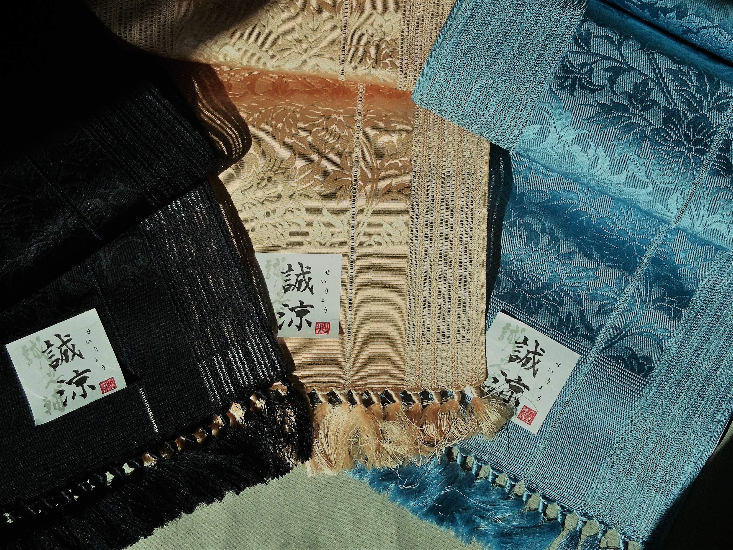 ～博多織　大倉織物「誠之輔」～夏帯　羅　正絹　八寸名古屋帯　3色入荷しました
