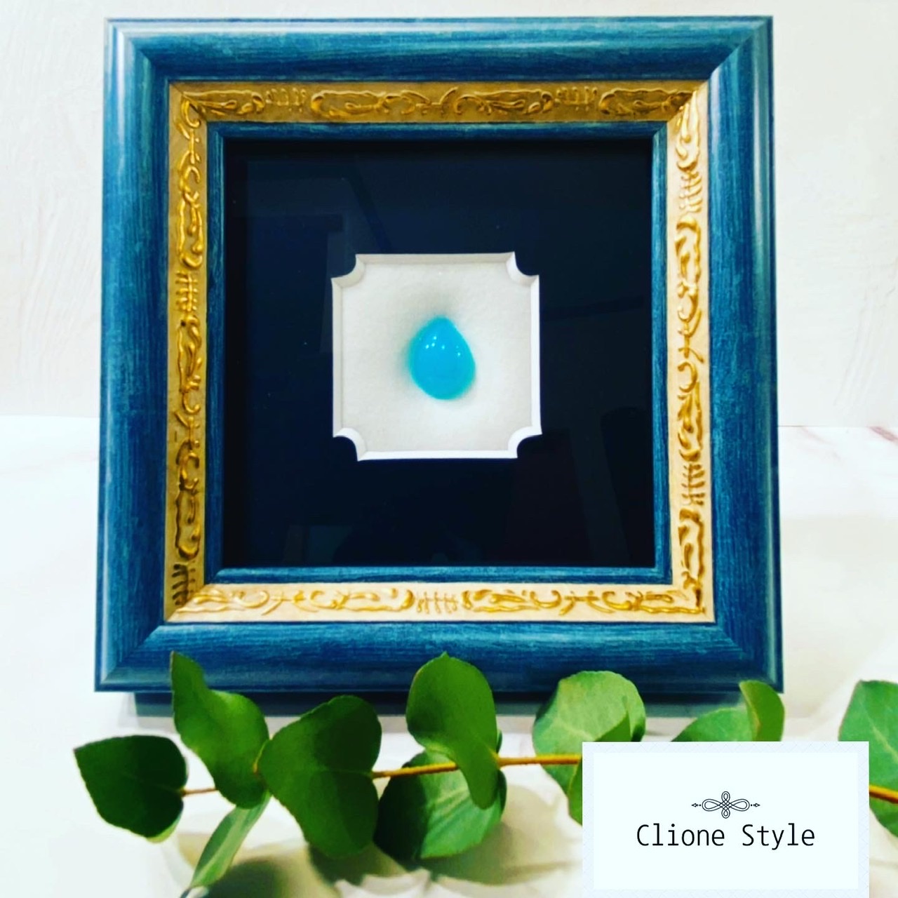 Gem Frame シーブルーカルセドニー