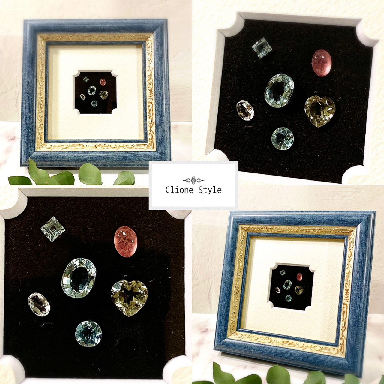 アクアマリンGem Frame