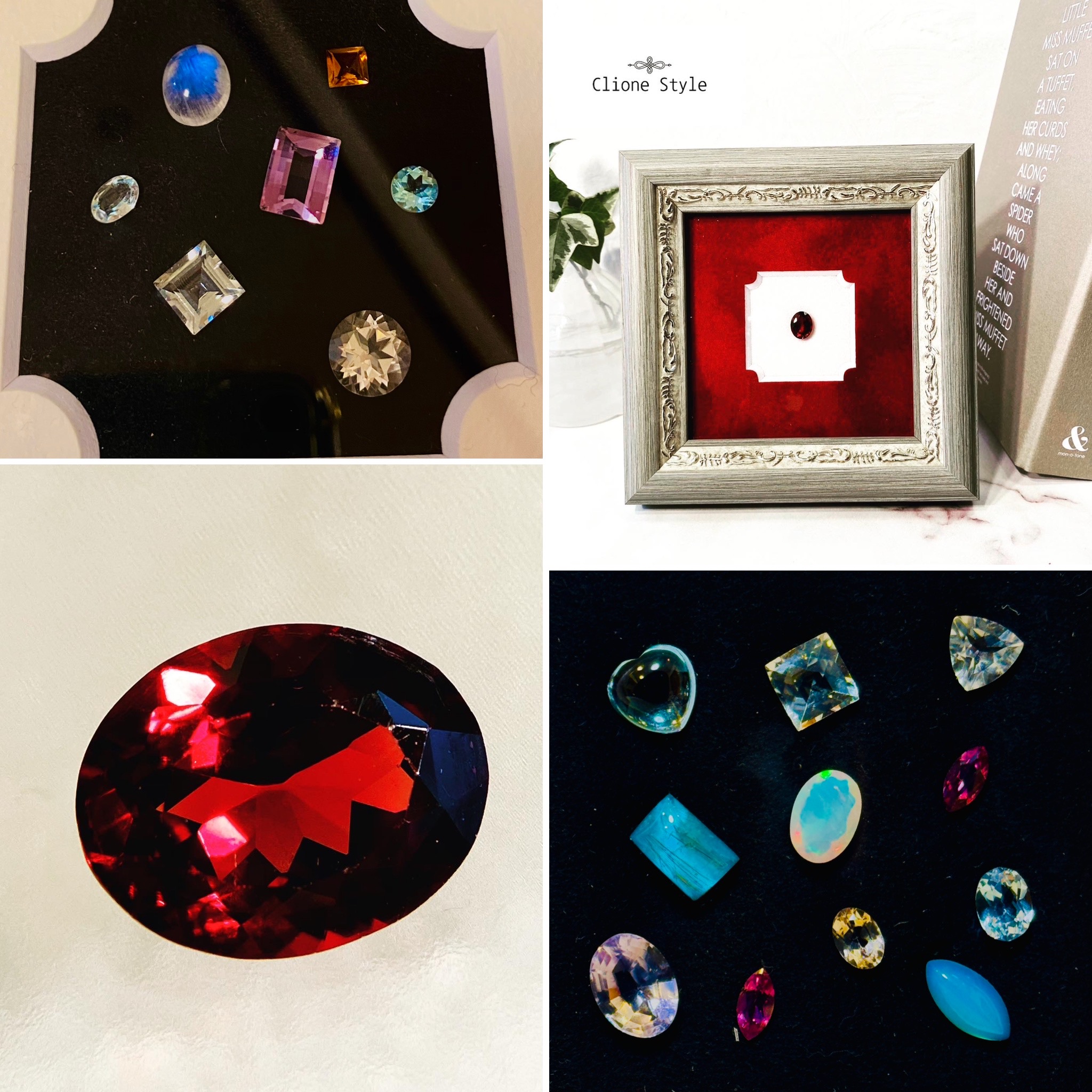 1月産まれの皆様へ、ガーネットでお祝いを🎂