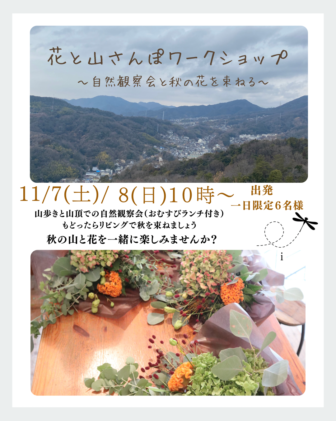 【募集】花と山さんぽWS