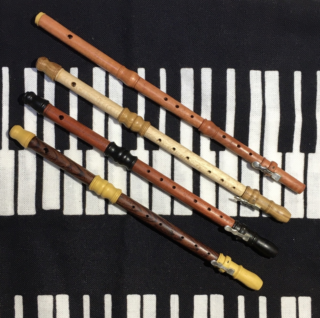 Modern pitch one-key flute の製作