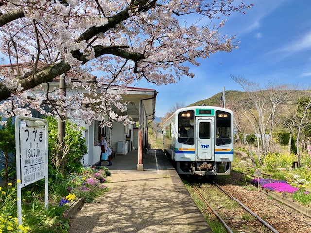 今日の天浜線、都築駅