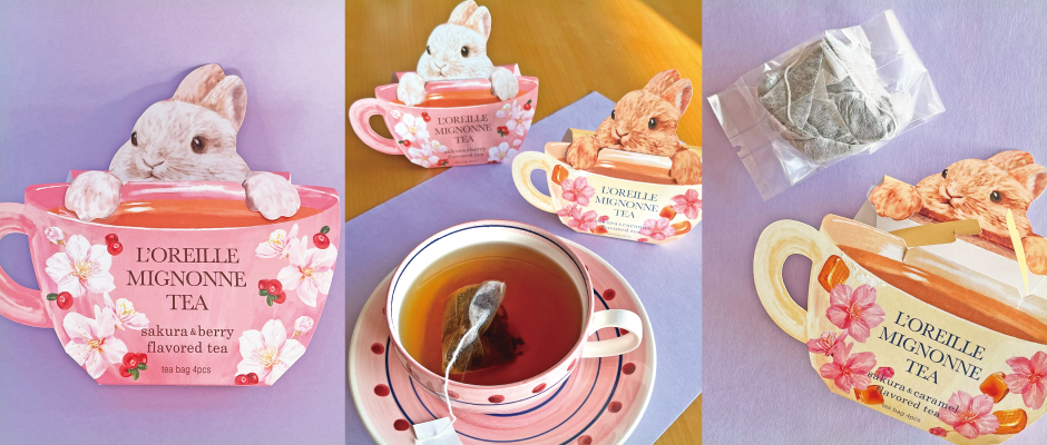 可愛いうさぎが春をお届け！紅茶のプチギフト入荷しました