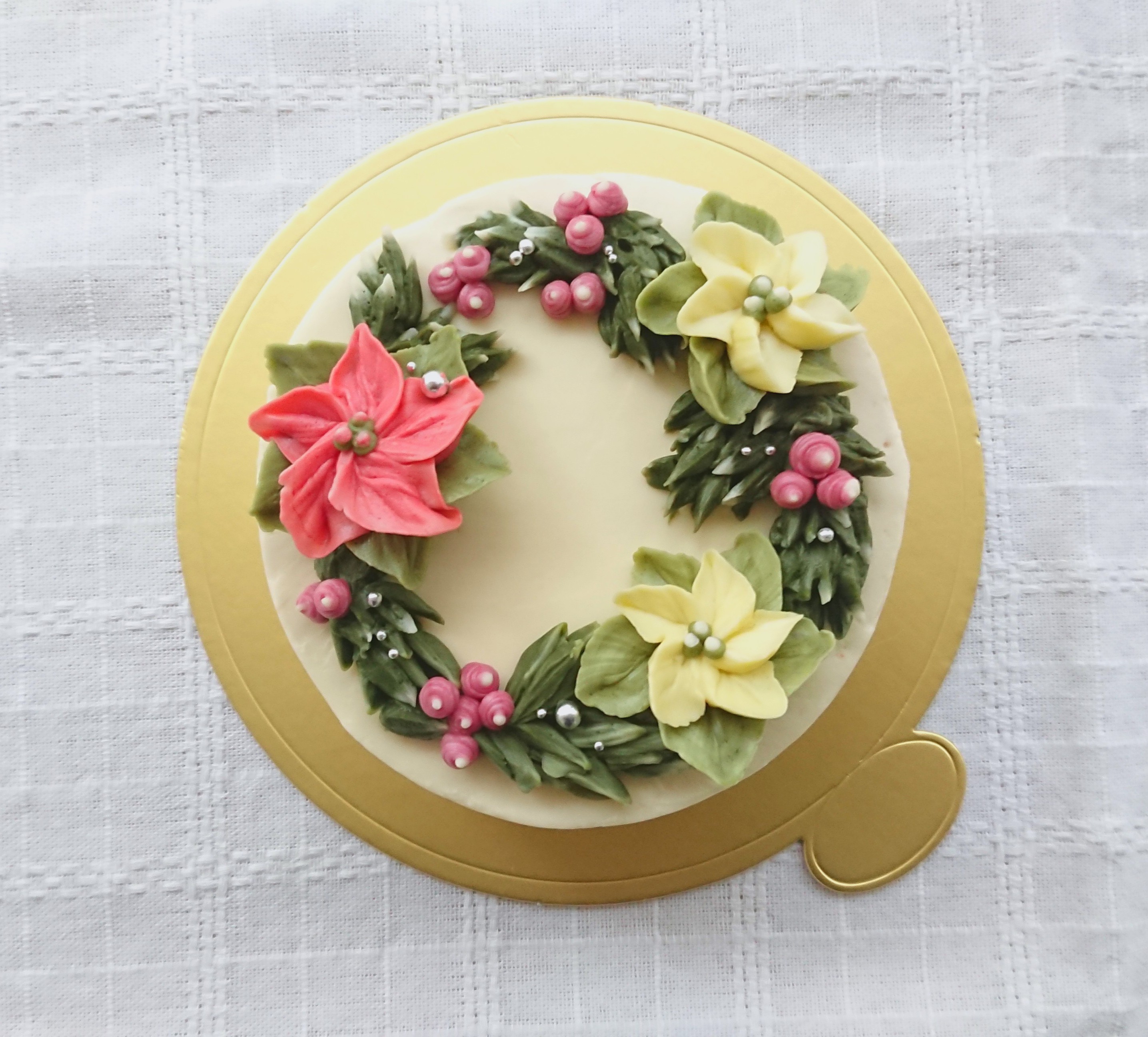 クリスマスケーキが…