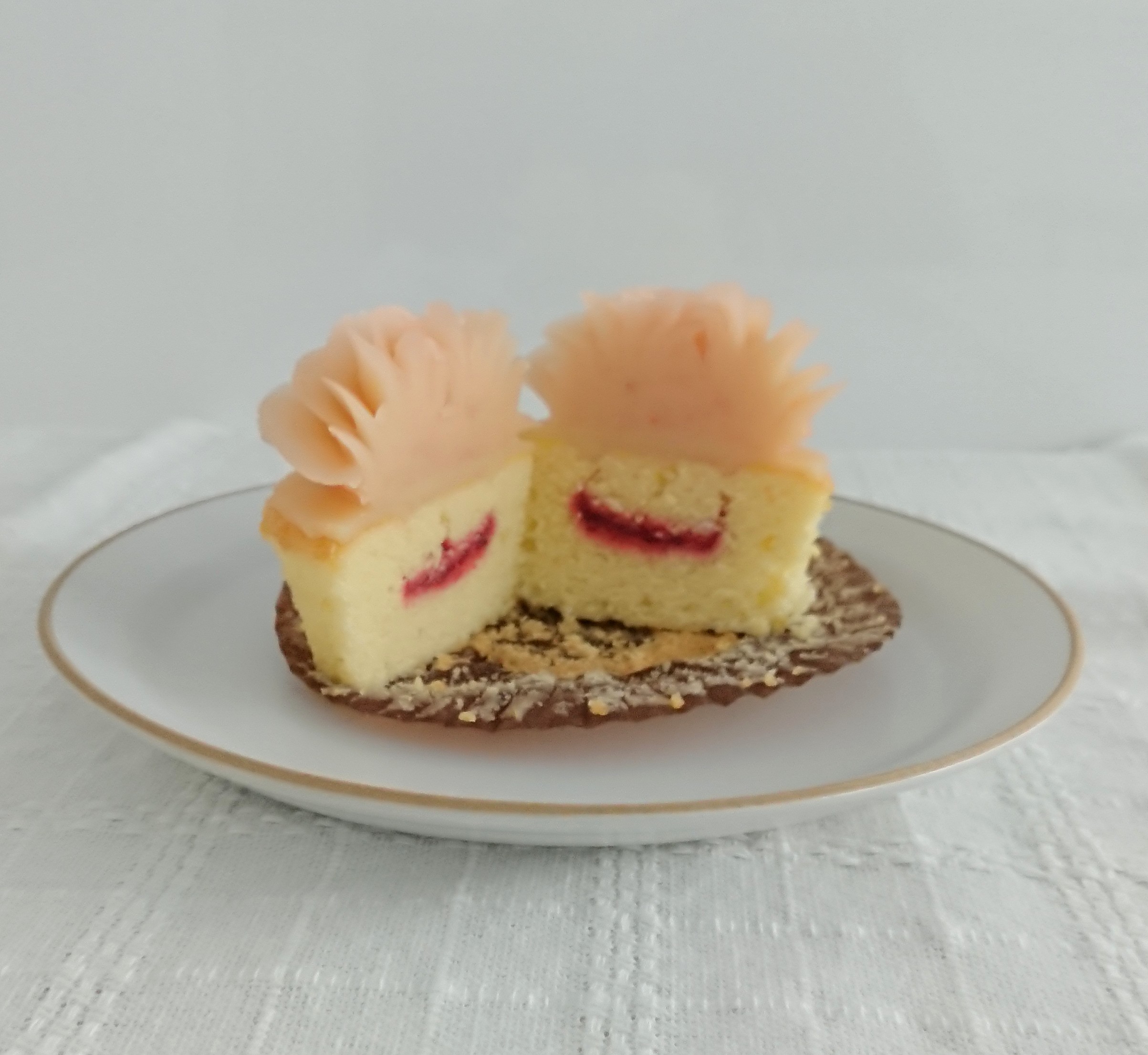 カップケーキの断面